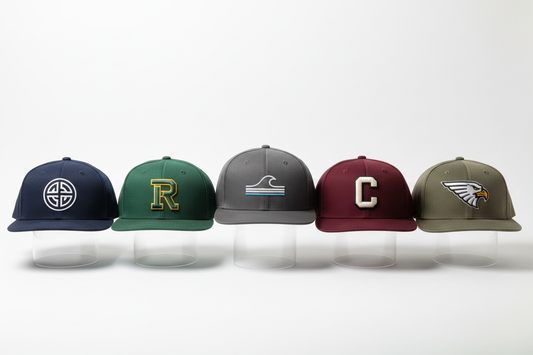 Men's Flat Bill Logo Hat