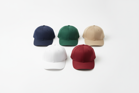 Men's Plain Solid Fitted Hat